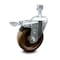 Service Caster 4 Inch High Temp Phenolic Swivel 12mm Stem Caster with Total Lock Brake SCC SCC-TSTTL20S414-PHRHT-M1215 - alternate 2